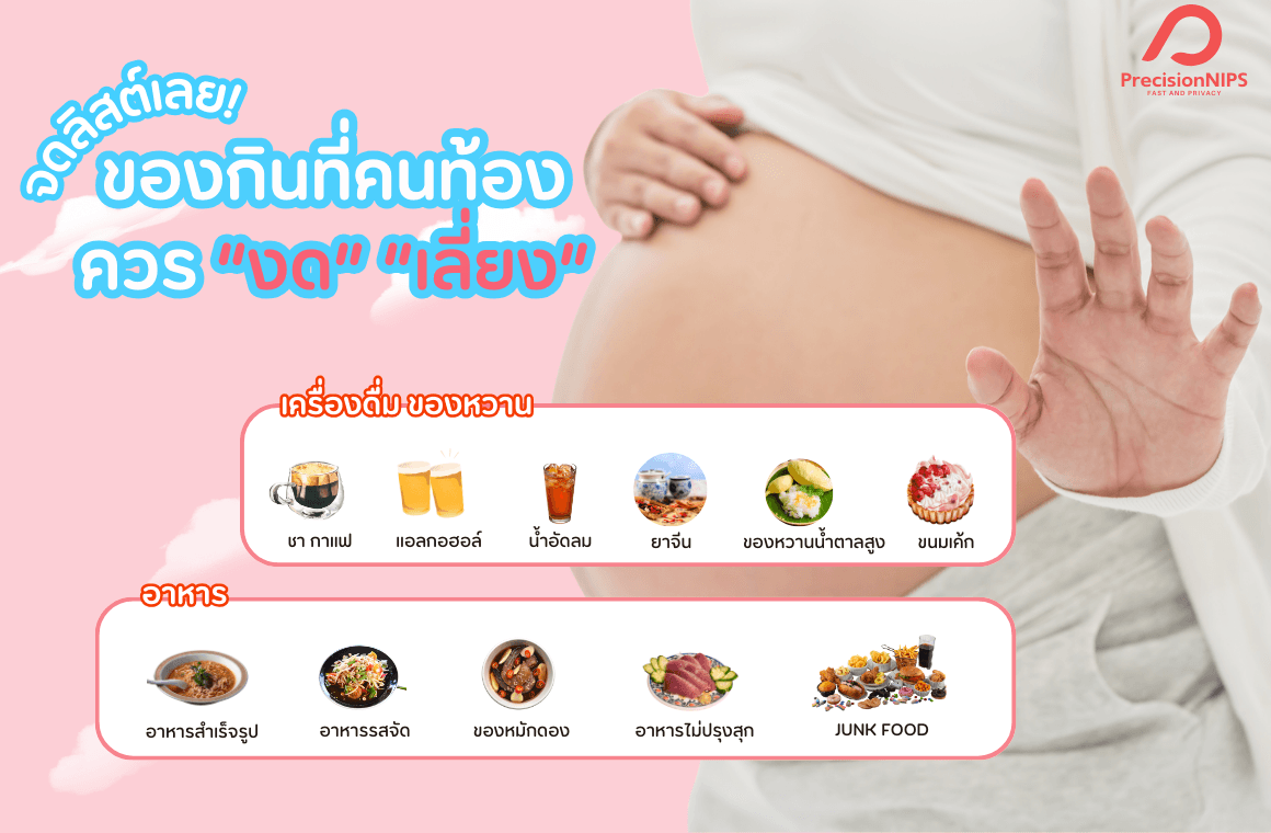 Cover Image for คนท้องห้ามกินอะไร อาหารประเภทใดที่คนตั้งครรภ์ควร “งด” “เลี่ยง”